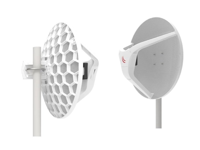 Mikrotik Mikrotik RBLHGG-60adkit - Pack 2 unidades configuradas Ptp Wireless Wire Dish kit 60 GHz. 1 RJ45 Gigabit, RouterOS L3 — WISP
