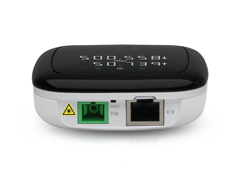 Ubiquiti Ubiquiti UFiber NanoG - ONT GPON 2.5 Gbps 1 GPON 1 LAN gigabit display — Fibra Óptica